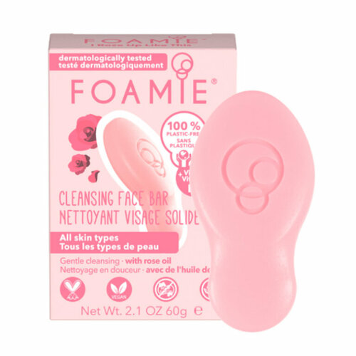 Средство для умывания без мыла I Rose Up Like This FOAMIE Cleansing face bar 60 гр