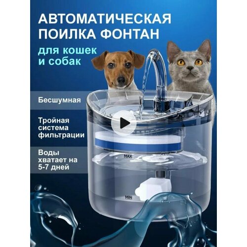Автоматическая поилка для кошек, питьевой фонтан
