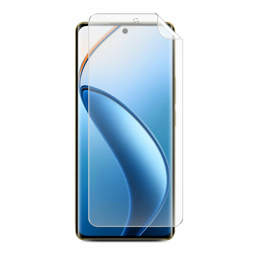 Защитная пленка для Realme 12 Pro, Realme 12 Pro+ (Реалми 12 Про, Риалми 12 Про плюс) на Экран матовая гидрогелевая силиконовая клеевая основа полноклеевая, Brozo защитная пленка на realme watch 3 pro реалми вотч 3 про на экран прозрачная гидрогелевая с олеофобным покрытием полноклеевое brozo