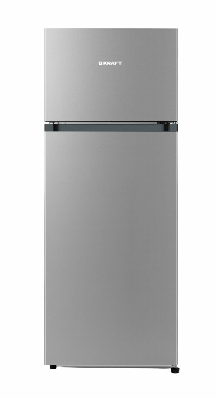 Холодильник Kraft Kf-df340s серебристый (двухкамерный) . - фотография № 2