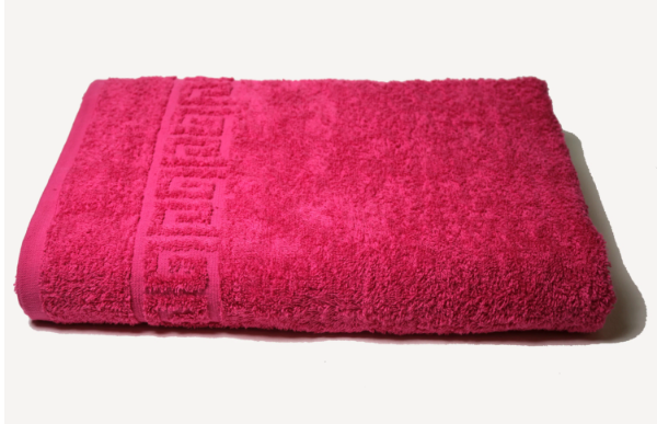 Полотенце банное, махровое 70х140 см Хлопок 100% 430г/м2 Розовое
