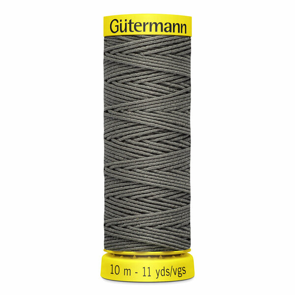 Нить эластичная Gutermann Elastic №15, 10 м, для сборок и рюшей (64% полиэстер, 36% полиуретан) 744557 (1505), 5 шт