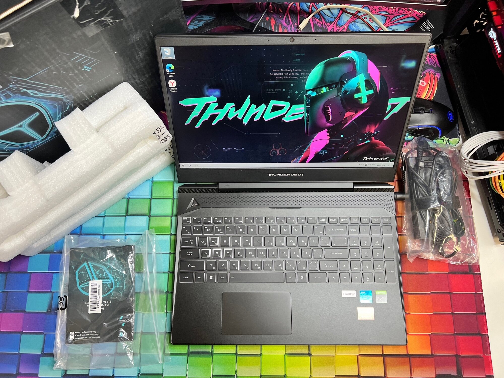 15.6" Ноутбук ThundeRobot 911 Air D 1920x1080, Intel Core i5 11260H 2.6 ГГц, RAM 16 ГБ, DDR4, SSD 512 ГБ, NVIDIA GeForce GTX 1650, черный