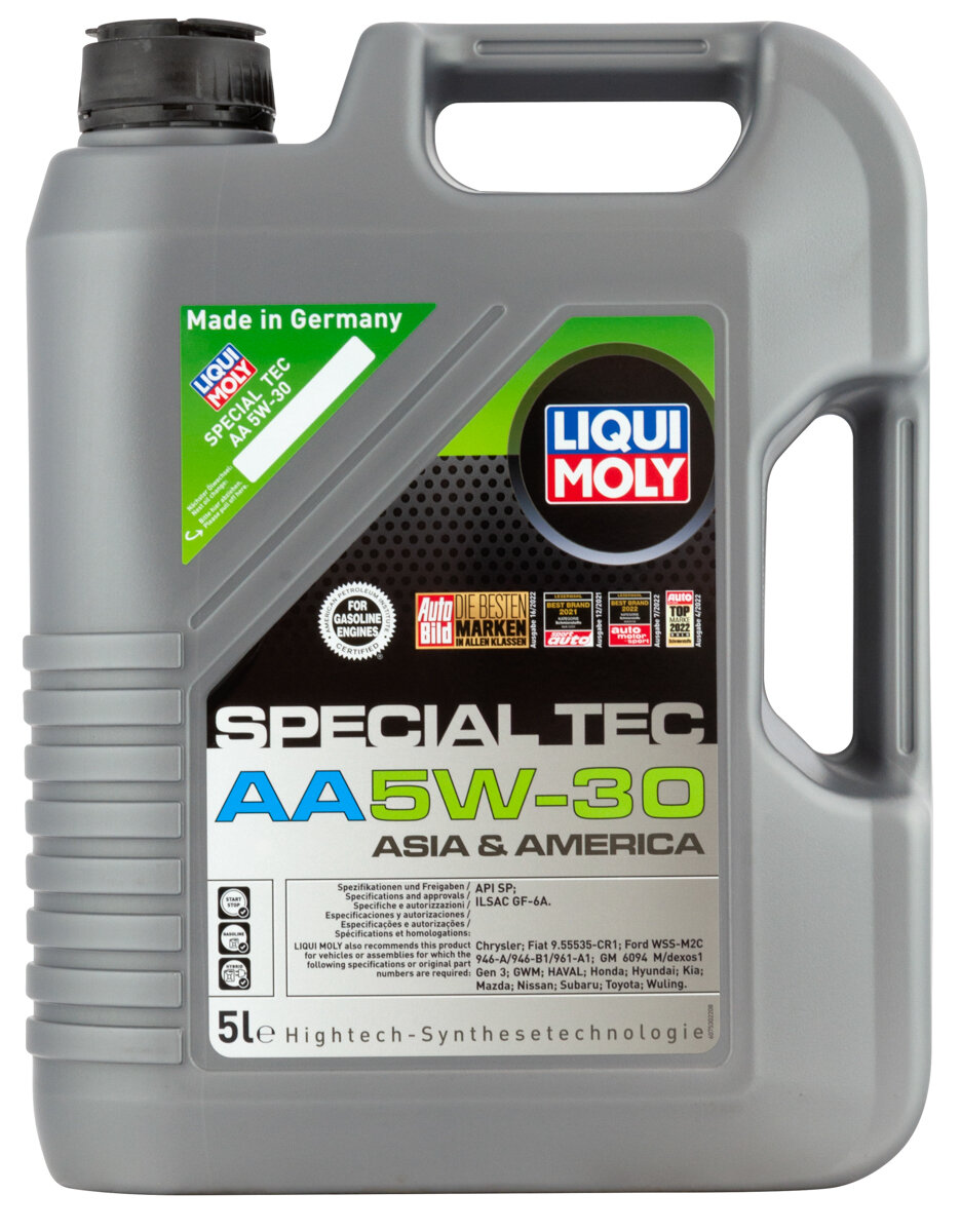 Моторное масло 7530 LIQUI MOLY "Special Tec AA" 5W-30 - канистра 5 л