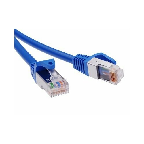 DKC Патч-корд экранированный CAT6 F/UTP 4х2, LSZH, синий, 10.0м RN6FU4500BL (7 шт.)