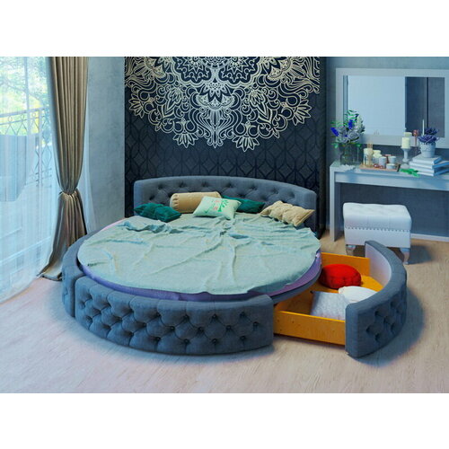 Круглая кровать Vita Mia Astoria Classic с ящиком D190