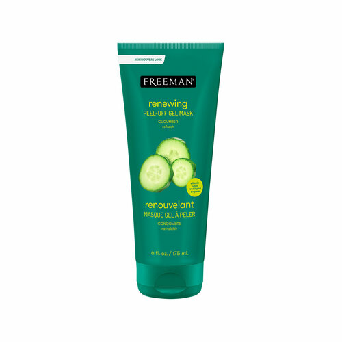 Очищающая маска-пленка с огурцом Freeman Cucumber Renewing Peel-Off Gel Mask 175 мл freeman beauty cosmic holographic peel off mask balancing moonstone 0 33 fl oz 10 ml