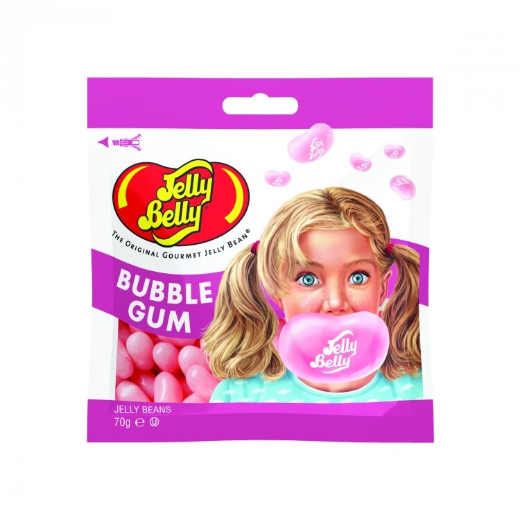 Драже жевательное"Bubble gum" жевательная резинка 70гр Jelly Belly/ Таиланд