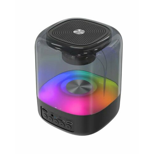 Беспроводная колонка с RGB подсветкой Многофункциональная акустическая система Объемный звук AUX USB FM Bluetooth 1490₽