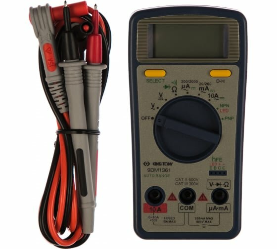 фото Цифровой мультиметр KING TONY 9DM1361