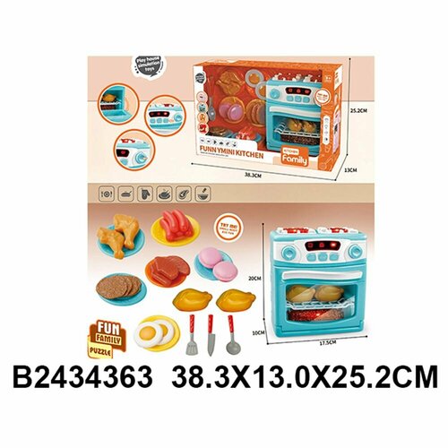 Сюжетно-ролевые игрушки Плита 8023-36 с продуктами на батарейках