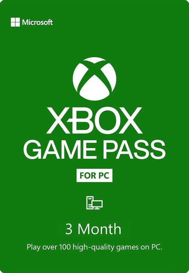 Подписка XBOX GAME PASS PC 3 месяца EU