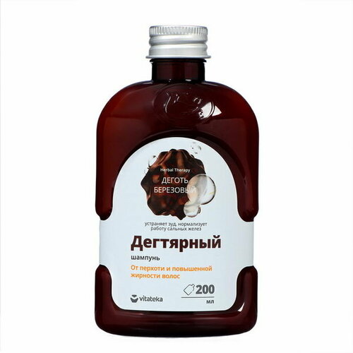 Шампунь дегтярный от перхоти и повышенной жирности волос, 200 мл