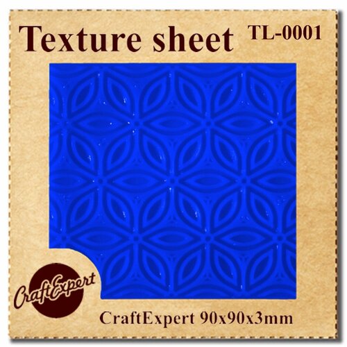 Текстурный лист для полимерной глины и пластики, форма для лепки, незабудки