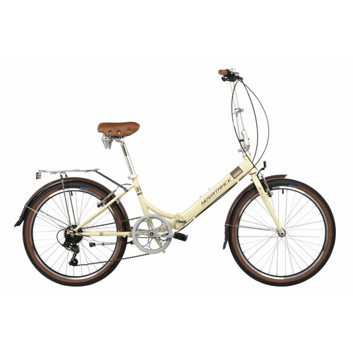 Велосипед 20" складной, AURORA, бежевый, Shimano 6 speed, TY21/TS38/SG-6SI