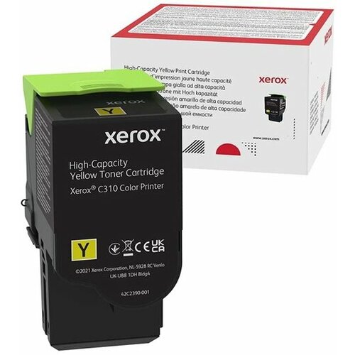 Тонер-картридж XEROX C310/315 желтый 5,5K (006R04371) xerox тонер картридж оригинальный xerox 006r04371 желтый повышенной емкости 5 5k