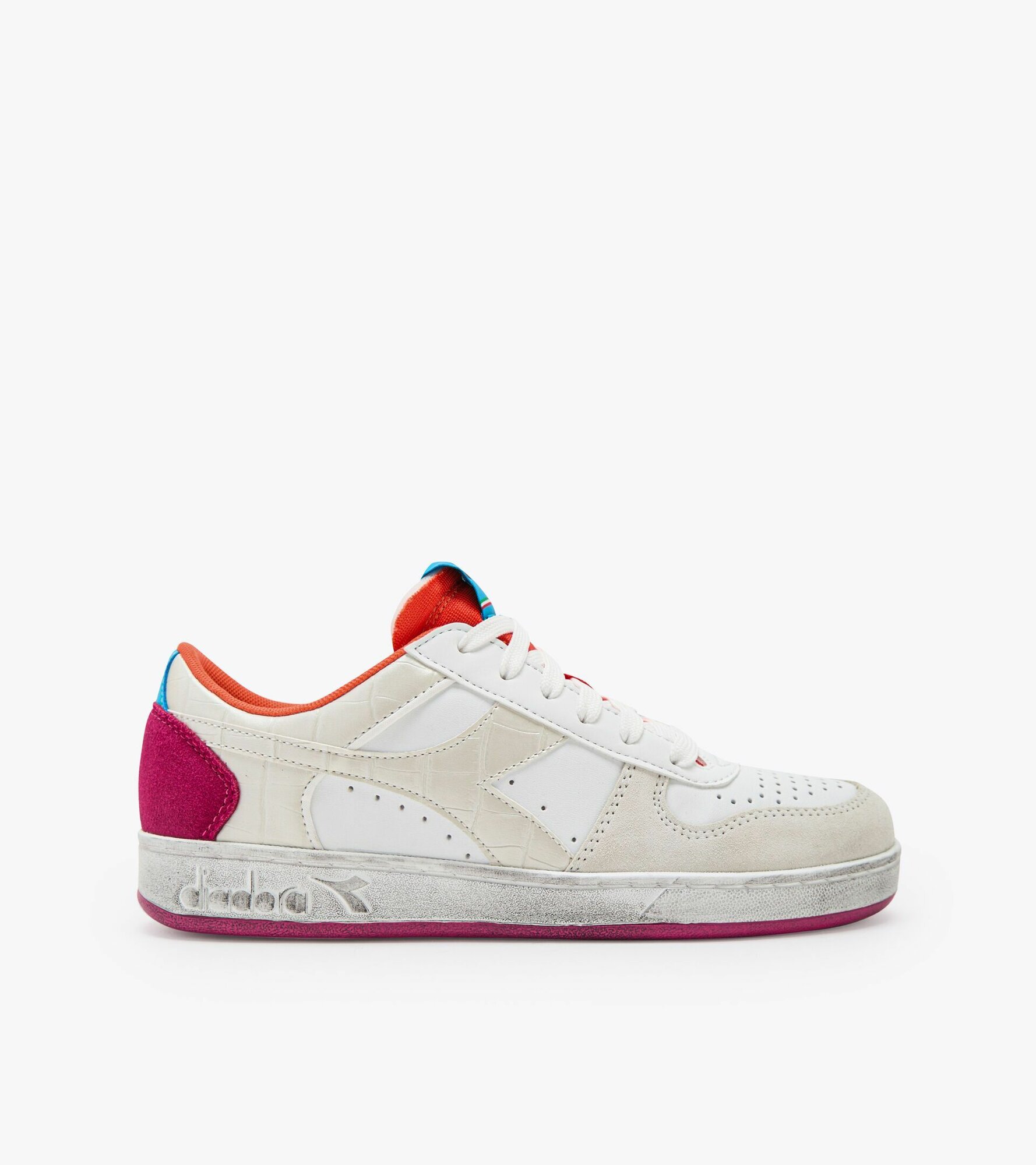 Кеды Diadora Magic Basket Low Croco