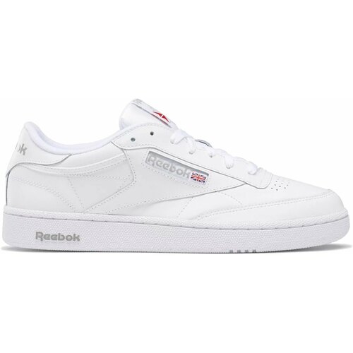 Кеды Reebok Club C 85, размер 10,5 US, белый, серый