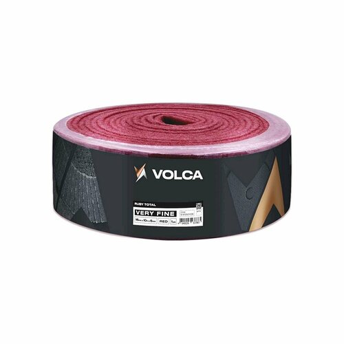 Войлок шлифовальный Volca Ruby Total Very Fine красный 115 * 6 мм. рулон 10 м.
