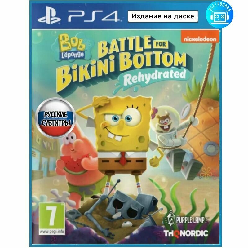 Игра SpongeBob SquarePants: Battle For Bikini Bottom Rehydrated (PS4) Русские субтитры