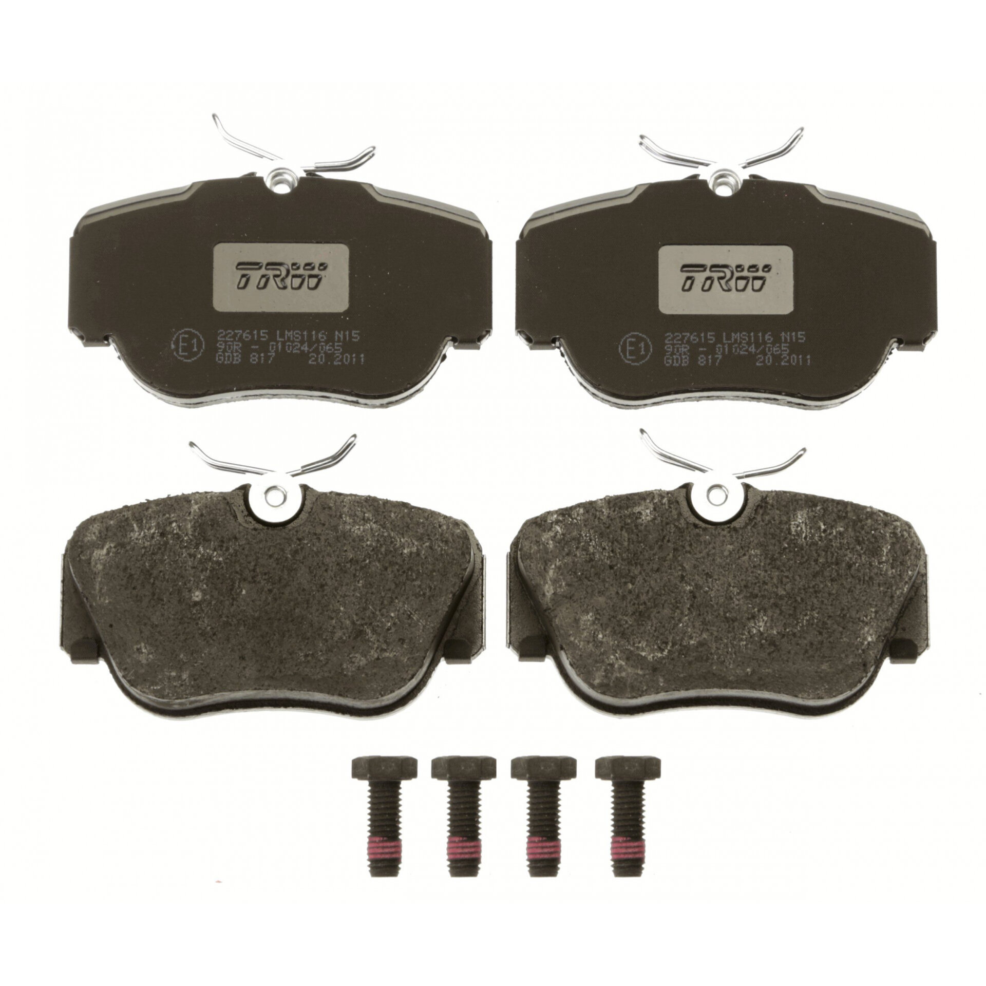 Колодки тормозные дисковые комплект Mercedes Benz, TRW GDB817 (1 шт.)
