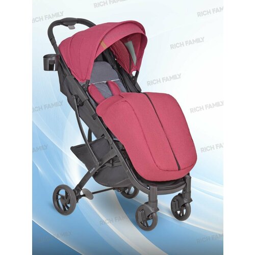 Коляска прогулочная складная с чехлом для ножек