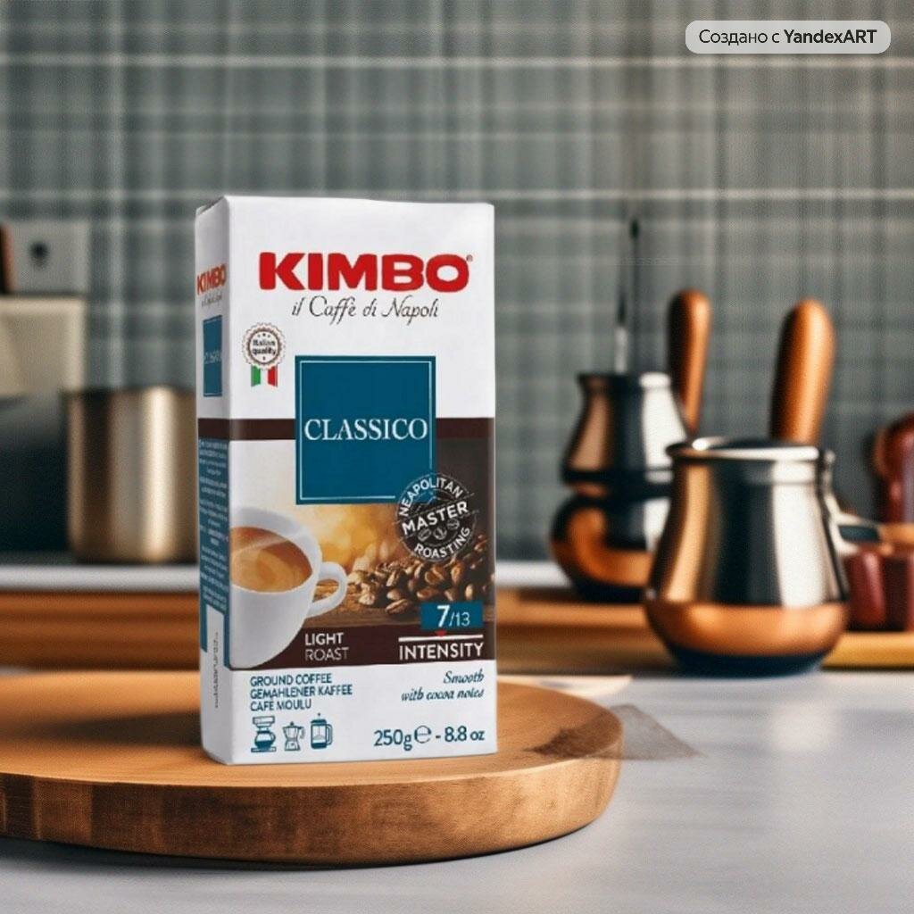 Кофе молотый Kimbo Aroma Classico вакуумная упаковка, 250 г, вакуумная упаковка - фото №14