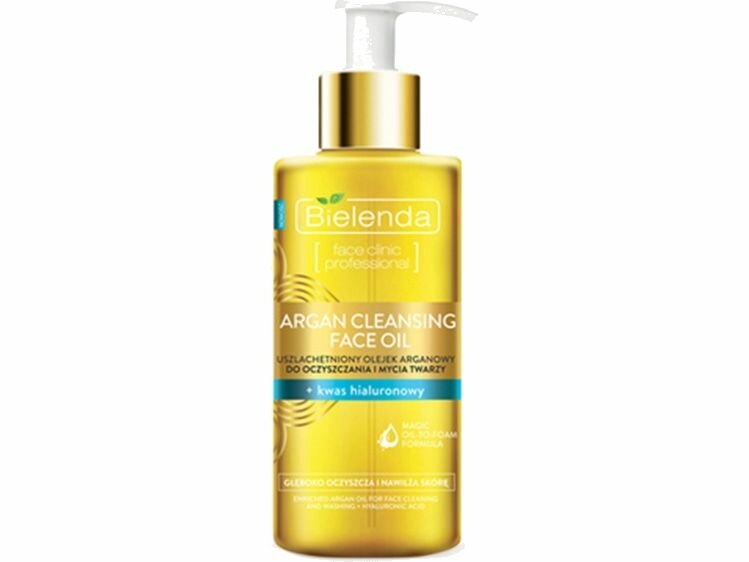 Гидрофильное масло для умывания с гиалуроновой кислотой BIELENDA ARGAN CLEANSING FACE OIL