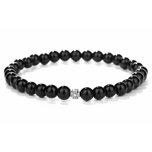 Браслет Апостол веры, оникс, черный