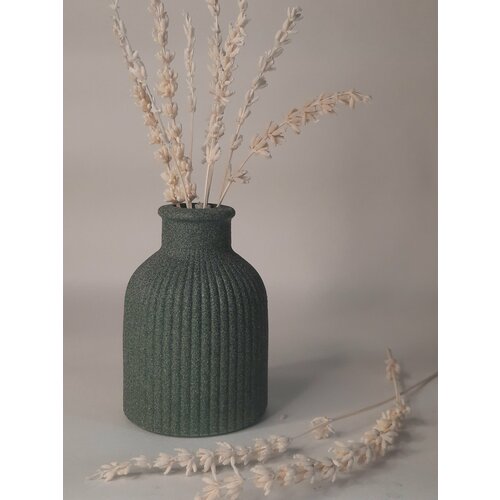 Ваза для сухоцветов с эффектом натурального камня