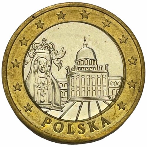 Польша 1 евро 2004 г. Specimen (Проба)