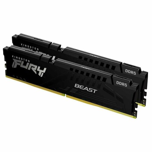 Модуль памяти 64GB DDR5 5600 FURY Beast Black AMD 2687900₽