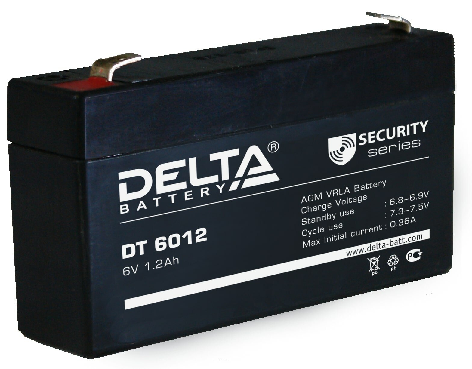 Аккумуляторная батарея Delta DT 6012