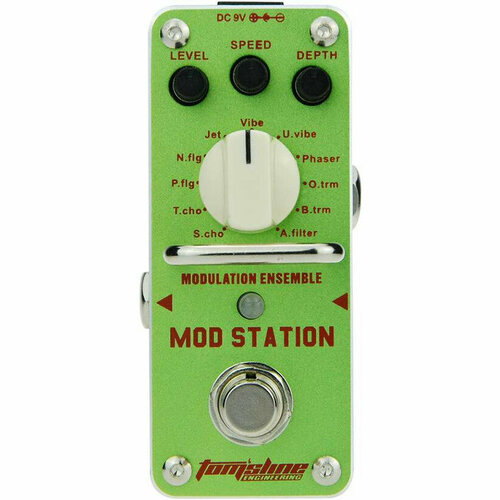 TOMSLINE AMS-3 Педаль эффектов MOD STATION Modulation Ensemble, размер mini, питание от БП 9в