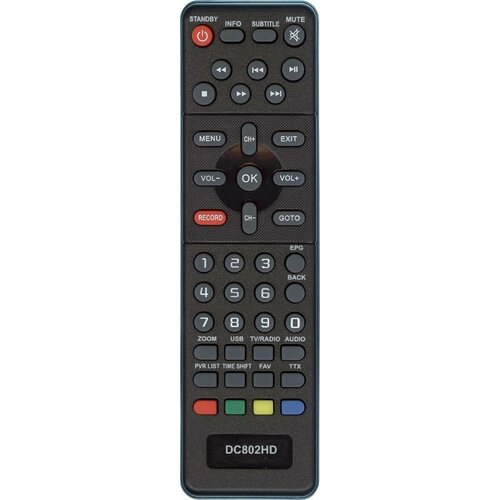 D-Color DC802HD DVB-T2, Пульт ДУ