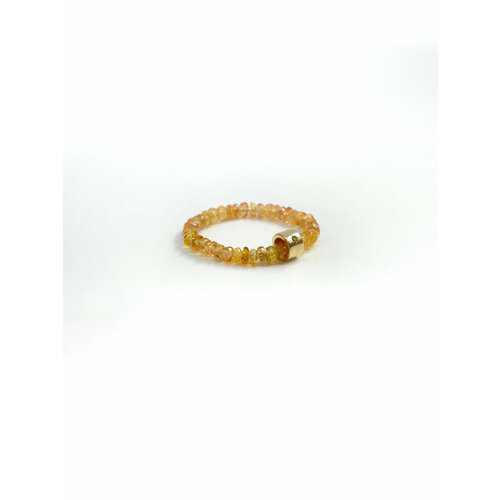 Кольцо Кристалл Мечты, желтое золото, 585 проба, бриллиант, сапфир, размер 18, желтый