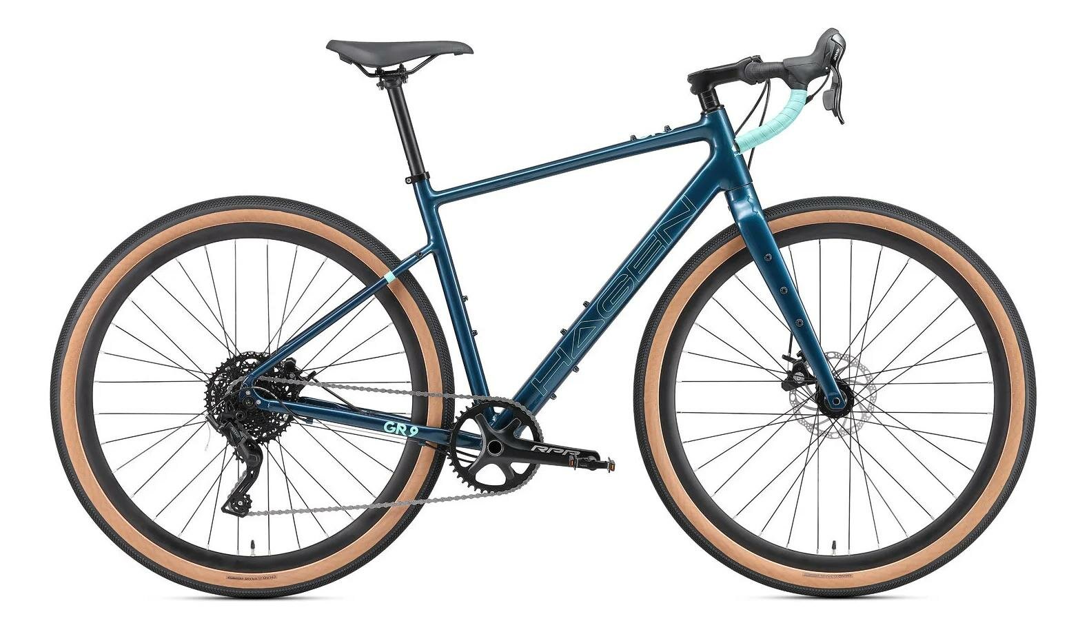 фото Велосипед Hagen GR9, 2024, темный нави, металлик, колесо 700с, размер M(500)