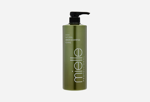 Освежающий шампунь для волос Natural Green Shampoo Femme 1 л