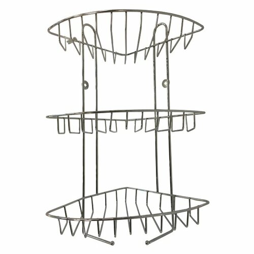 Полка для ванной угловая 3-х ярусная ofelis nika 3165₽