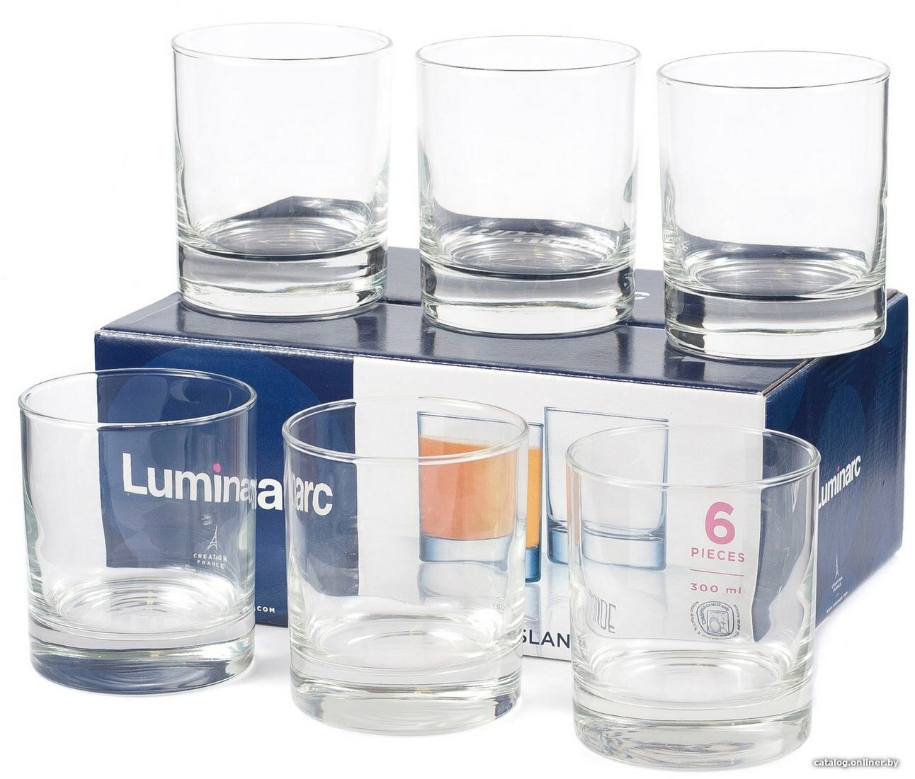 Набор стаканов Luminarc Islande J0019, 300 мл, 6 шт.
