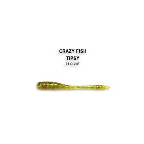 Приманка силиконовая Crazy Fish Tipsy 2 5см , 9-50-1-6 10шт силиконовая приманка мягкая съедобная crazy fish tipsy 2 50 мм 9 50 м20 6 8 шт