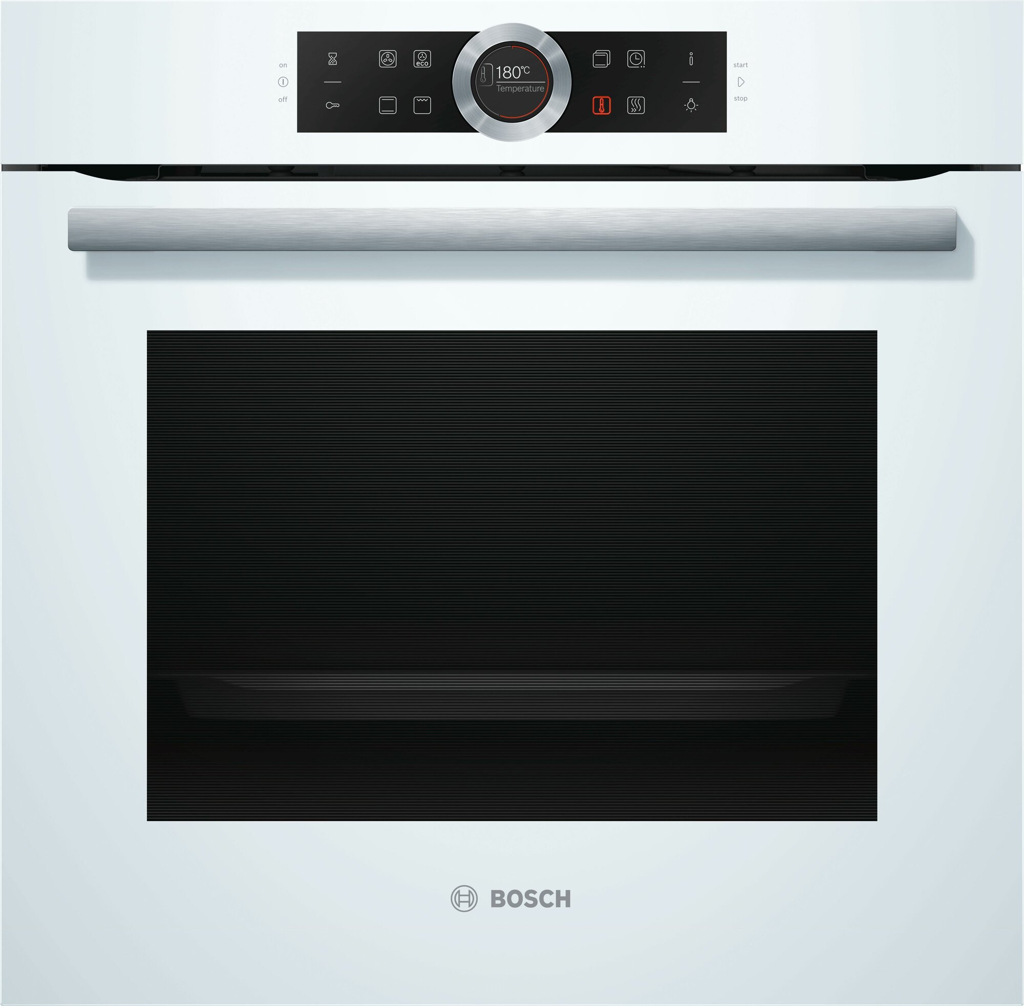 Электрический духовой шкаф Bosch HBG634BW1, 59.4 см, 71 л, 13 режимов, гриль, конвекция, белый