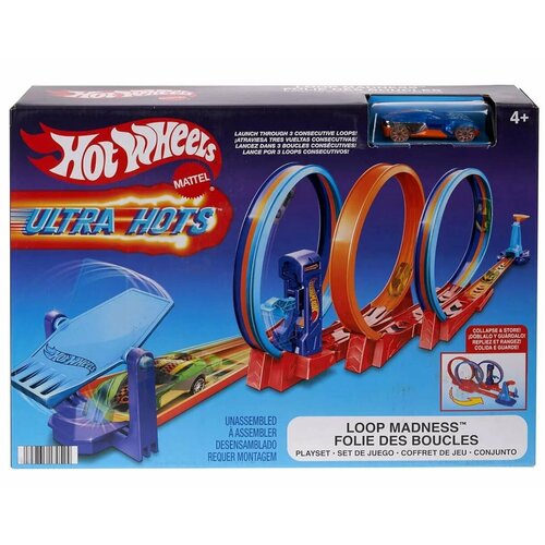 Набор игровой Hot Wheels Action Безумные петли HPX93