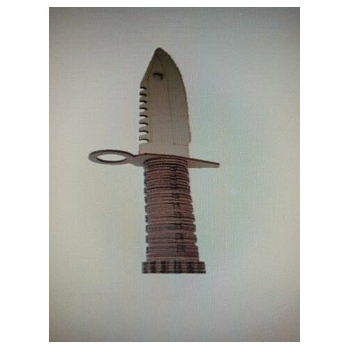 Штык нож (27х8см) Сувенирный М9 колодка мушки оп скс с приливом под штык нож