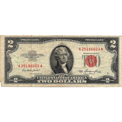 2 доллара 1953 год США 25186603
