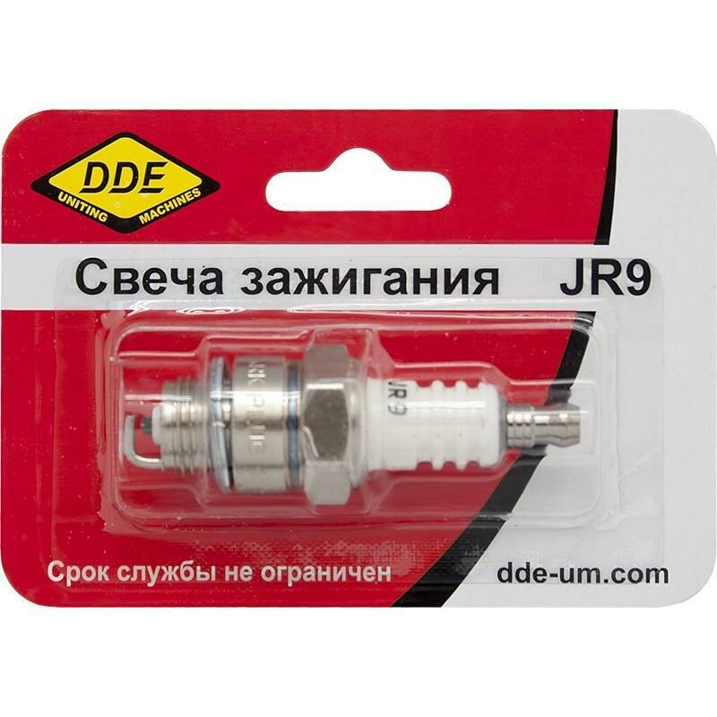 Свеча зажигания DDE - JR9 (Champion RJ19LM Bosch WR11EO NGK BR2LM) "Эльф" "Тролль" все газ (JR9)