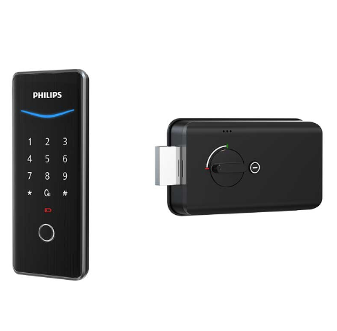 фото Замок электронный Philips Easykey DDL503-13HBS, биометрический накладной замок, приложение Philips EasyKey Plus