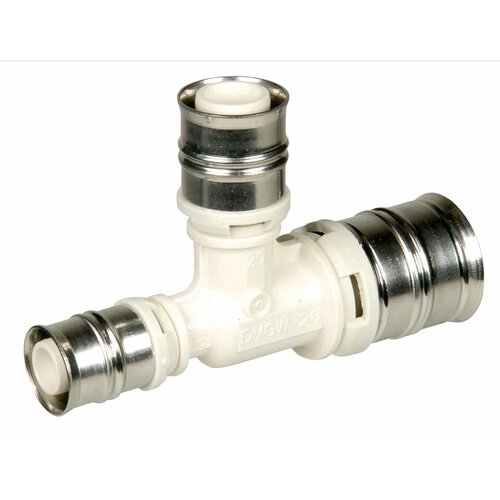 Пресс фитинг FRAENKISCHE alpex-duo XS PPSU тройник редукционный 16-20-16 набор 10шт, 82816350