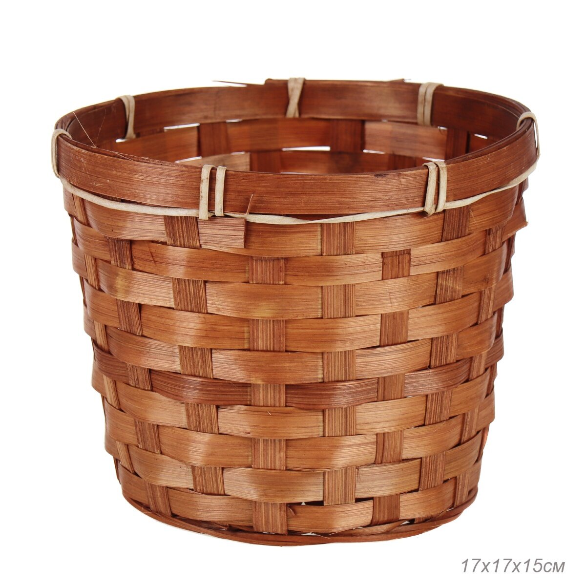 фото Корзинка плетеная из лозы 17 см