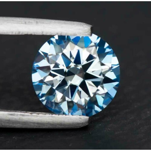 Муассанит Бриллиантовой огранки 8мм Вес 2 Ct Бренд-KurDen Klein Blue/VVS tester бриллиантов на подлинность diamond selector 2